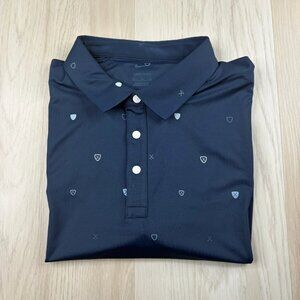 Nike Dri-Fit Mens Blue Polo Shirt Classic Athleisure Comfortable Size X-Large